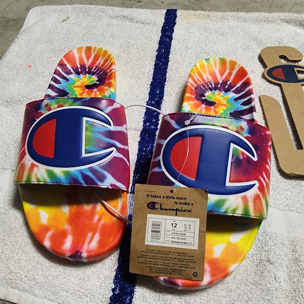 Champion Tie-Dye Slide Sandals - Picture 2 of 5